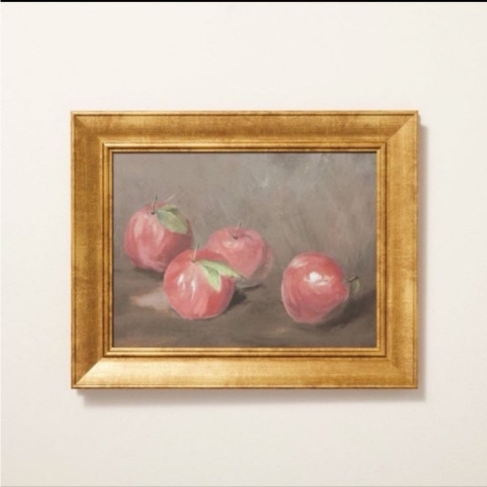 12x15 Still Life Apple Framed Art-Hearth & Hand Magnolia